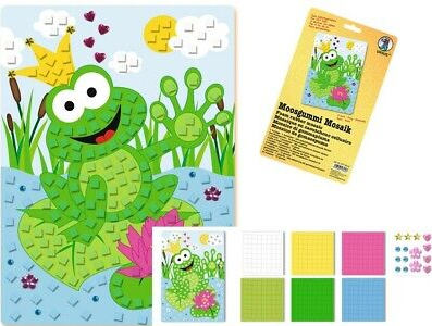 Mosaique en caoutchouc celluaire - Grenouille